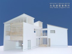 建築模型の補修を兼ねて改めて作成1