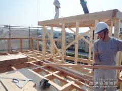 木造3階建ての上棟式2