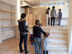 オープンハウス:「スキップフロア(5層)の家」一日目2