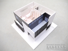 お施主様が建築模型を製作2
