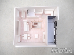 お施主様が建築模型を製作3