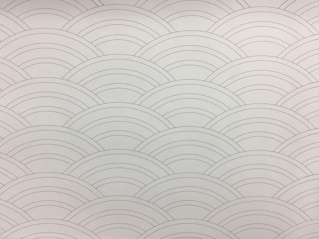 青海波(せいがいは)模様