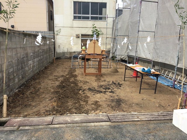 地鎮祭の準備!