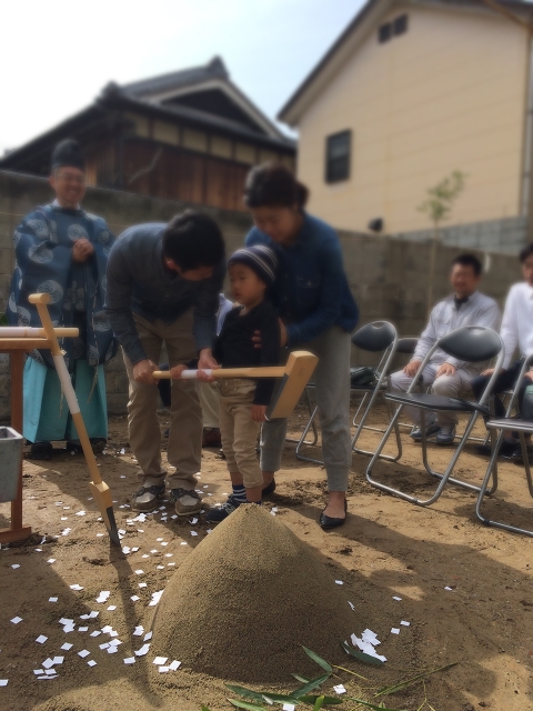 地鎮祭!