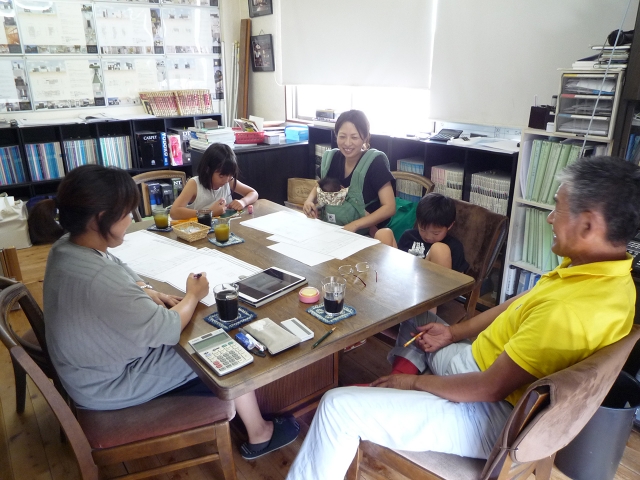 家具の打合せ中!