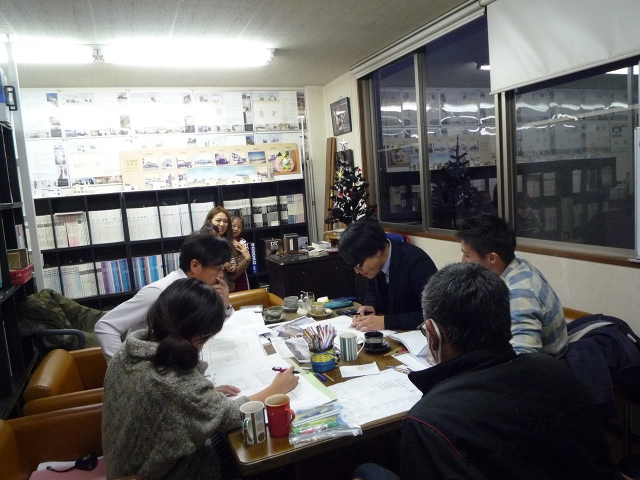 防音工事打合せ中!