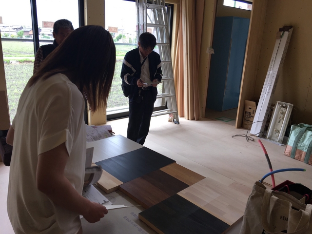 造作家具などの塗装工事!