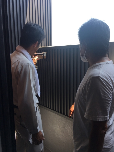 洗濯物干し場!2