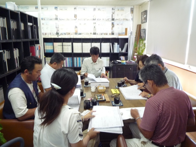 建具打ち合わせ中!